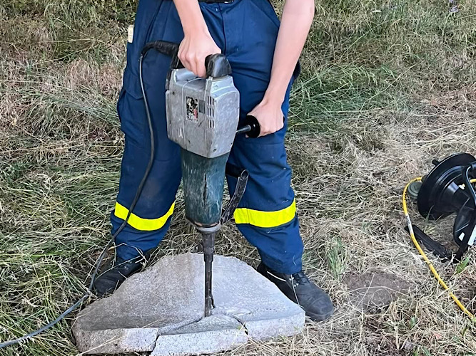 Aufbrech- und Bohrhammer