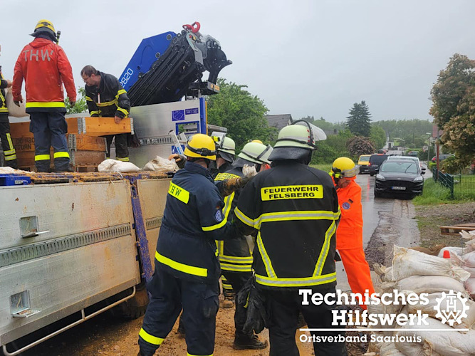 Einsatz Saarland Hochwasser