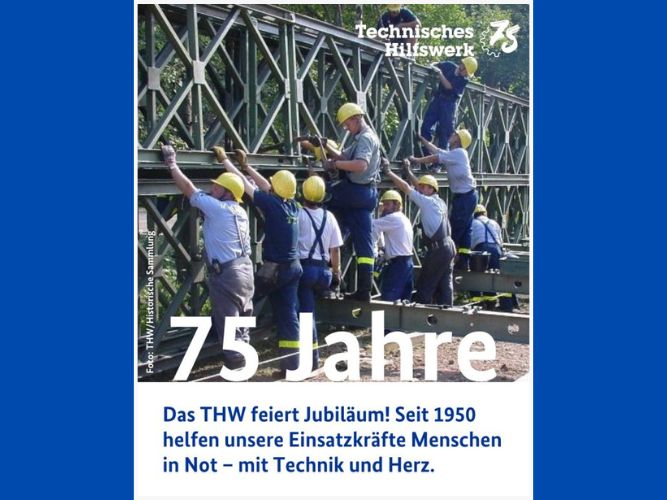 Jubiläum - 75 Jahre THW 