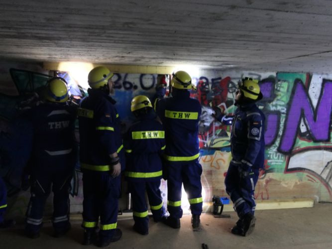 Dienstags-Ausbildung Abstützen