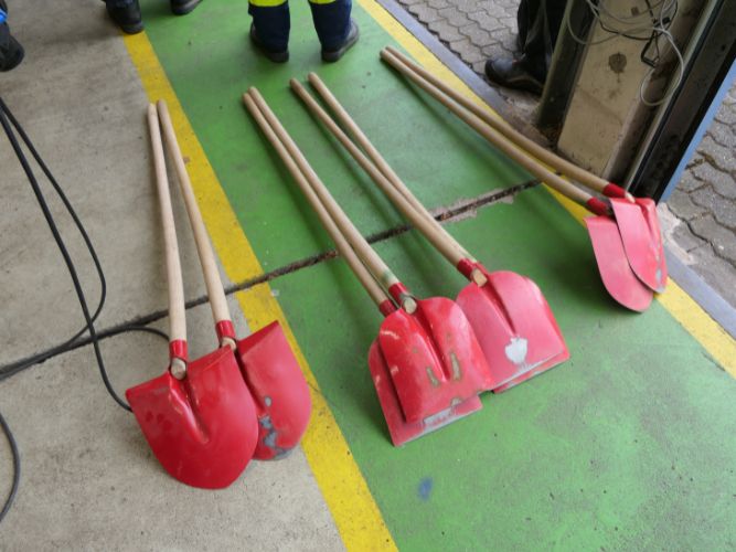 Ausbildung Sandsackverbau
