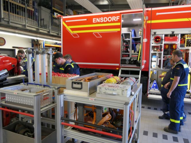 Kennenlernen der Freiwilligen Feuerwehr Ensdorf 