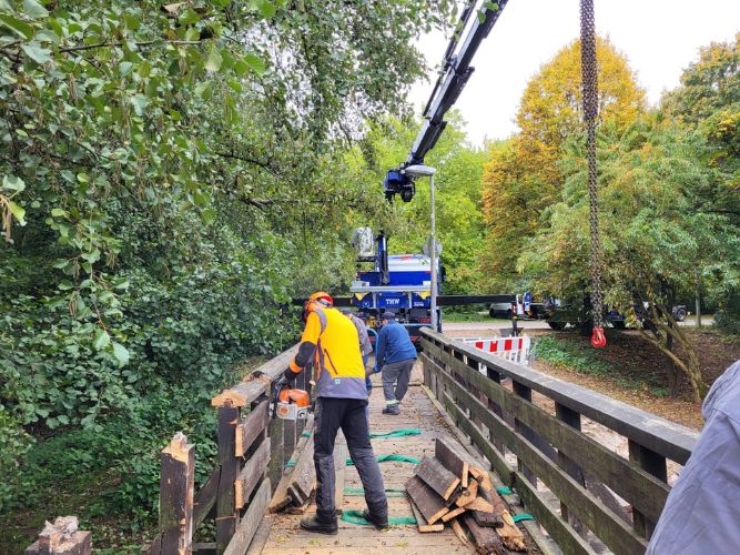 Projekt Brückenbau - Tag 1