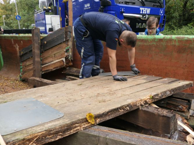 Projekt Brückenbau - Tag 1