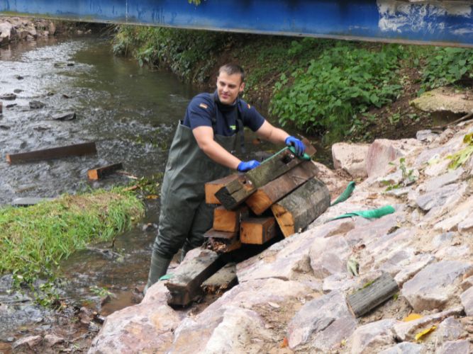 Projekt Brückenbau - Tag 1