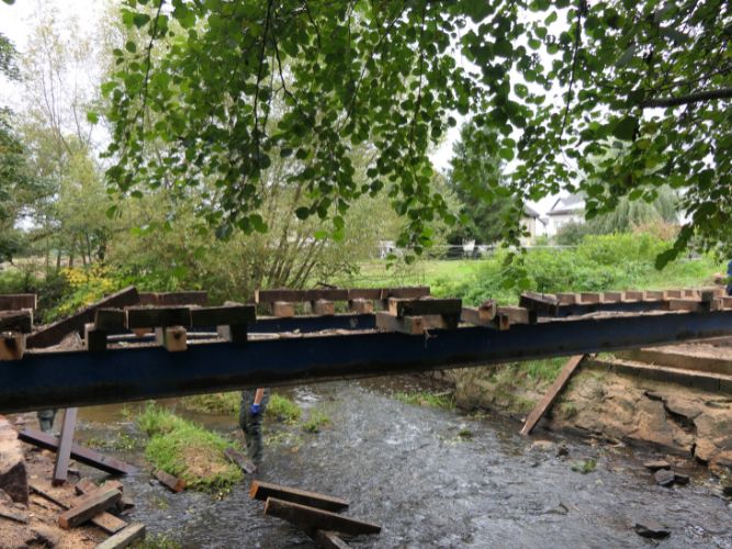 Projekt Brückenbau - Tag 1