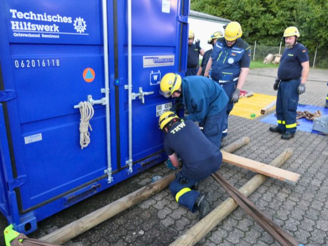 Dienstags-Ausbildung Bewegen von Lasten 