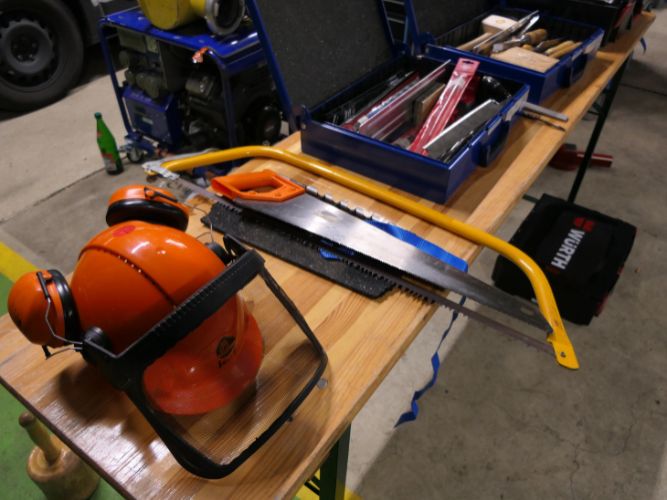 Dienstags-Ausbildung Holzbearbeitung