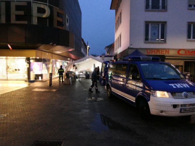 Traditionelle Erbsensuppe-Kochaktion 