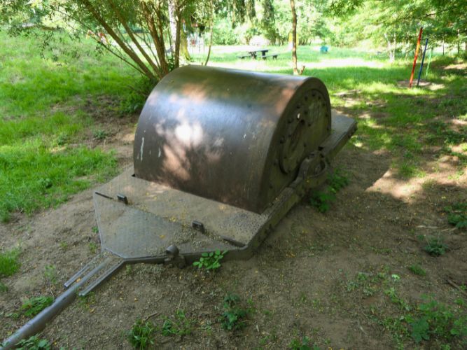 Transport der historischen Walze 