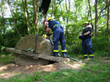 Transport der historischen Walze  - Bild 18