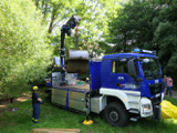 Transport der historischen Walze  - Bild 25