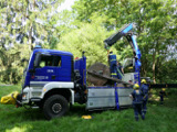 Transport der historischen Walze  - Bild 31