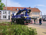 Transport der historischen Walze  - Bild 44