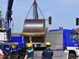 Transport der historischen Walze  - Bild 52