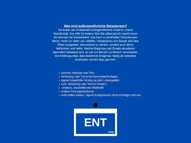 Dienstags-Ausbildung ENT