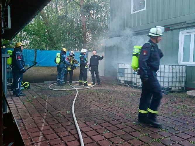 Dienstags-Ausbildung Feuerwehr Saarlouis 